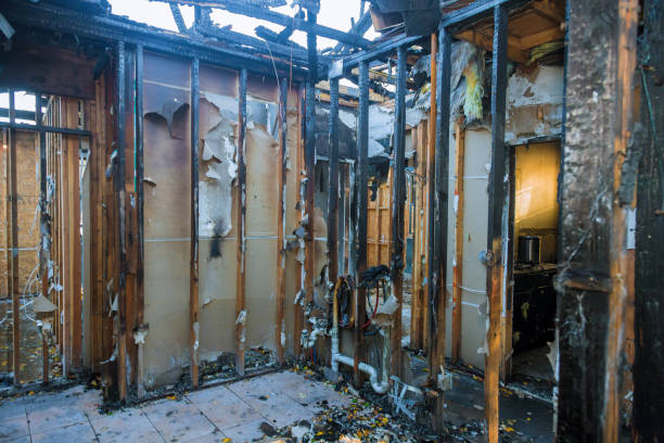Professional Emergency Fire Cleanup technician working in Casselton, ND